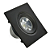 Kit 10 Spot LED SMD 3W Quadrado Branco Frio Preto - Imagem 2