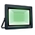 Kit 5 Refletor MicroLED Ultra Thin 200W Verde Black Type - Imagem 2