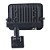 Kit 10 Refletor MicroLED Ultra Thin 20W Branco Frio Black Type Sensor - Imagem 4