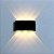 Kit 10 Luminária Arandela LED 6W Externa Branco Frio Preta - Imagem 3