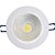 Spot LED 7W COB Embutir Redondo Branco Quente Base Branca - Imagem 2