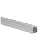 Perfil Sobrepor 2m Linear 17x15mm Branco - Imagem 1
