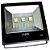 Refletor Holofote LED 150w Branco Frio Preto Slim - Imagem 3
