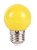 Lâmpada LED Bolinha 1w Amarela | Inmetro - Imagem 1