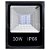 Kit 20 Refletor Holofote MicroLED SMD 30w RGB Colorido com Controle - Imagem 2