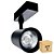 Kit 5 Spot LED 12W Branco Quente para Trilho Eletrificado Preto - Imagem 1