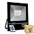 Kit 10 Refletor Holofote MicroLED SMD Slim 200W RGB Colorido com Controle - Imagem 1