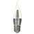 Lâmpada LED Vela Cristal Com Chama E27 4W Bivolt Branco Frio | Inmetro - Imagem 1