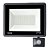 Refletor MicroLED Ultra Thin 100W Branco Frio Black Type Sensor - Imagem 2