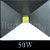 Refletor Holofote LED 50w Verde - Imagem 4