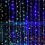 Cortina de LED 300 LEDs Cascata 3m x 3m RGB Colorida Bivolt - Imagem 1