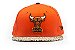 NEW ERA - Boné Chicago Bulls Safari "Laranja/Bege" -USADO- - Imagem 1