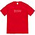 SUPREME x KAWS - Camiseta Chalk Logo "Vermelho" -NOVO- - Imagem 1