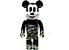 MEDICOM TOY x BAPE x DISNEY - Boneco Bearbrick Mickey Mouse 400% & 100% " Camo Green" -NOVO- - Imagem 1