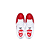 NIKE x SUPREME - SB Dunk Low Jewel Swoosh "Red" -NOVO- - Imagem 3