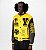 LOUIS VUITTON - Jaqueta Varsity Leather Embroidered "Preto/Amarelo" -NOVO- - Imagem 3