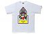 BAPE - Camiseta Milo Shark Classic #3 "Branco" -NOVO- - Imagem 1