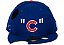 OFF-WHITE x NEW ERA - Boné Chicago Cubs Fitted "Azul/Vermelho" -NOVO- - Imagem 2