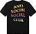 ANTI SOCIAL SOCIAL CLUB - Camiseta Three Evils "Preto" -NOVO- - Imagem 1