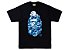 BAPE - Camiseta Camo Milo On Big Ape "Preto/Azul" -NOVO- - Imagem 1