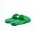 GUCCI - Chinelo Slide Logo Rubber "Green" -USADO- - Imagem 2