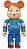 MEDICOM TOY x CHILD'S PLAY - Boneco Bearbrick Good Guy 1000% -NOVO- - Imagem 1