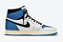 NIKE x TRAVIS SCOTT x FRAGMENT DESING - Air Jordan 1 High OG SP "White/Black/Royal" -NOVO- - Imagem 2