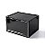 SNEAKERBOX - Caixa Plástica para Armazenamento Pack C/12 (Porta lateral) "Preto" -NOVO- - Imagem 1