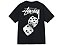 STUSSY - Camiseta Fuzzy Dice "Preto" -NOVO- - Imagem 1