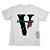VLONE x YAMS DAY - Camiseta Lil Newport "Branco" -NOVO- - Imagem 1