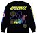TAKASHI MURAKAMI X LEWIS HAMILTON - Camiseta Manga Longa Flame Out "Preto" -NOVO- - Imagem 2