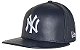 NEW ERA x SPIKE LEE - Boné 59Fifity Leather MLB Yankees "Azul Marinho" -NOVO- - Imagem 2