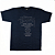 STUSSY - Camiseta Pinline World Tour "Navy" -NOVO- - Imagem 1