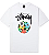 STUSSY - Camiseta 8 Ball Flower "Branco" -NOVO- - Imagem 1