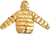AAPE - Jaqueta Puffer Reversible "Gold/Camo" -NOVO- - Imagem 2