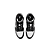 NIKE - Air Jordan 1 Mid "Panda" -NOVO- - Imagem 3