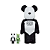 MEDICOM TOY x FRAGMENT DESIGN - Boneco Bearbrick Panda 400% e 100% -NOVO- - Imagem 1