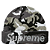 SUPREME x NEW ERA - Touca Split "Preto" -NOVO- - Imagem 1