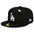 NEW ERA x PAPER PLANES - Boné Los Angeles Dodgers 59Fifty Fifted "Preto" -NOVO- - Imagem 1