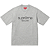 SUPREME - Camiseta Classic Logo S/S Top "Cinza" -NOVO- - Imagem 1