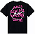 ANTI SOCIAL SOCIAL CLUB x FRAGMENT - Camiseta Half Tone "Preto/Rosa" -NOVO- - Imagem 1