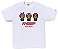 BAPE x SHIN KAMEN RIDER - Camiseta #2 Baby Milo "Branco" -NOVO- - Imagem 1
