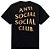 ANTI SOCIAL SOCIAL CLUB - Camiseta Charming "Preto" -NOVO- - Imagem 1