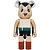 MEDICOM TOY - Boneco Bearbrick Astro Boy Chrome 1000% -NOVO- - Imagem 1