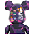 MEDICOM TOY x BAPE - Boneco Camo Tiger 1000% "Roxo" -NOVO- - Imagem 2