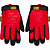 SUPREME x MECHANIX - Luvas Leather Work "Vermelho" -NOVO- - Imagem 1
