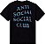 ANTI SOCIAL SOCIAL CLUB x FRAGMENT - Camiseta Logo "Preto" -NOVO- - Imagem 1