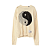 MAISON MIHARA YASUHIRO - Sweater Inside-Out Oversized Knit "Bege" -NOVO- - Imagem 1