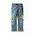 WHO DECIDES WAR  - Calça Jeans Cowboy Embroidered "Indigo" -NOVO- - Imagem 1