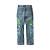 WHO DECIDES WAR  - Calça Jeans Cowboy Embroidered "Indigo" -NOVO- - Imagem 2